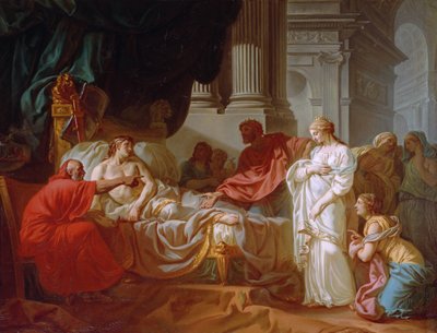 Antiochus and Stratonice, 1774 by Jacques Louis David
